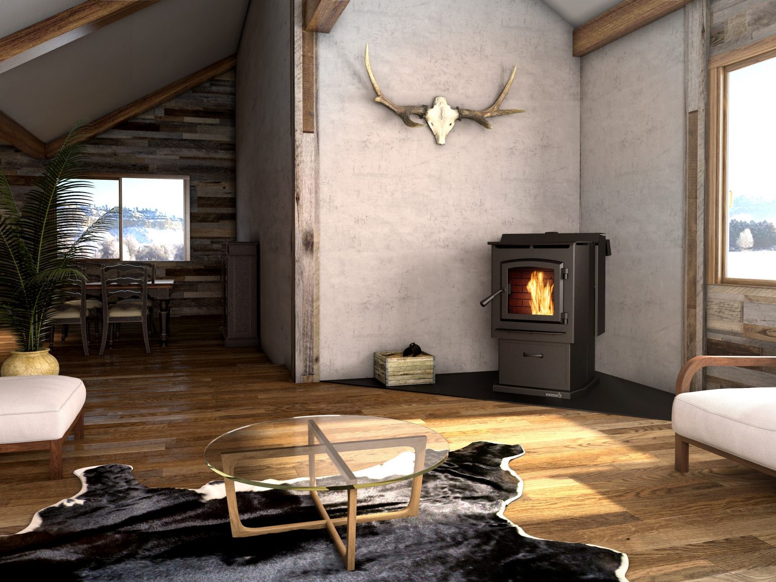 Enerzone Cambridge Pellet Stove Mr. Fireplace